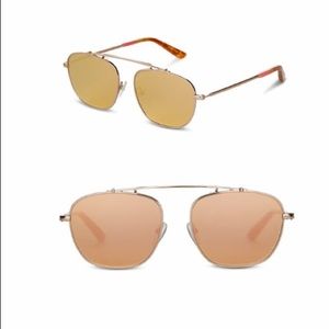 TOMS 52mm (small) Riley Navigator Sunglasses